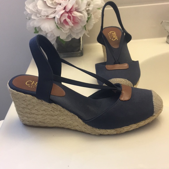 Chaps canvas wedges - Picture 3 of 6